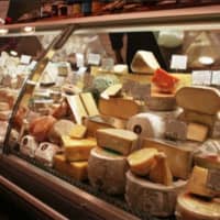 <p>Chris Palumbo and Laura Downey, co-owners of Fairfield and Greenwich Cheese Company, celebrate 10 successful  years in business</p>