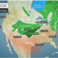 <p>The outlook for Easter Sunday, April 21.</p>