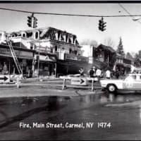 <p>Fire on Gleneida Avenue in Carmel, New York on October 22, 1974</p>