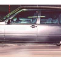 <p>Aderson&#x27;s vehicle, a gray 1995 four-door Volvo sedan</p>