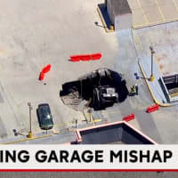 <p>ABC7&#x27;s newscopter captured the parking garage collapse.</p>