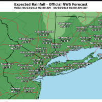 <p>A look at projected rainfall amounts through Friday, June 14.</p>