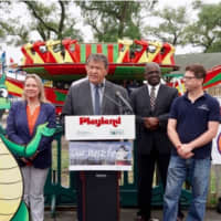 <p>Westchester County Executive George Latimer announces naming contest for Playland Park&#x27;s new ride.</p>