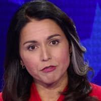 <p>Tulsa Gabbard, a U.S. representative from Hawaii, spoke about the possibility of combat in the Middle East, during the first debate of the 2020 presidential campaign on Wednesday night.</p>