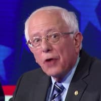 <p>Vermont Sen. Bernie Sanders speaks about &quot;Medicare for all&quot; during Thursday night&#x27;s Democratic Party presidential debate.</p>