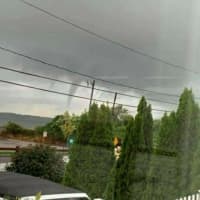 <p>A photo by the Shirley Drive In shows the tornado in Manorville late in the afternoon on Labor Day.</p>