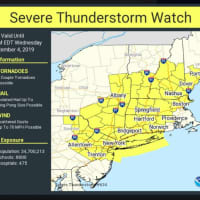 <p>The Severe Thunderstorm Watch is in effect for the entire region until 9 p.m. Wednesday, Sept. 4.</p>