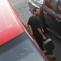 <p>A man was caught on camera sneaking out of a van before stealing a car with a child inside in Deer Park.</p>