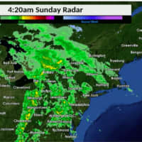 <p>A radar image from early Sunday, Oct. 27.</p>