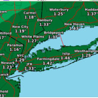 <p>Rainfall amounts will be highest farthest south, especially on Long Island.</p>