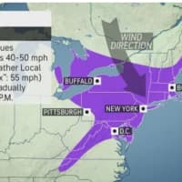 <p>Wind gusts will be between 40 and 50 miles per hour on Thanksgiving.</p>