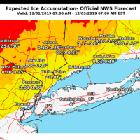 <p>A look at expected ice accumulation.</p>