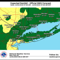 <p>A look at projected rainfall amounts during the storm.</p>