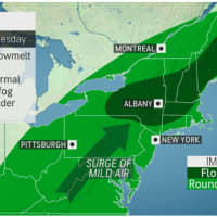 <p>Following a mostly sunny and dry weekend, a new storm system will bring rain, possible flooding and end with some snow in much of the region early this week.</p>