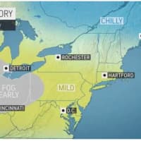 <p>Christmas Day, Dec. 25 will be dry throughout the Northeast.</p>