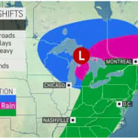 <p>A new storm system will sweep through the area late in the weekend.</p>