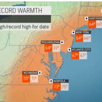 <p>The high temperature hits the low to mid 60s on Sunday, Jan. 12 before a cold front arrives.</p>
