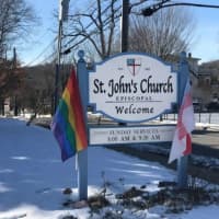 <p>St. John&#x27;s Episcopal Church in Pleasantville&#x27;s new sign.</p>