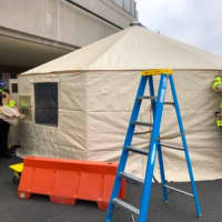<p>Monmouth County EMS has set up &quot;surge tents&quot; to help screen patients arriving at CentraState Medical Center in Freehold and Jersey Shore University Medical Center in Neptune City.</p>