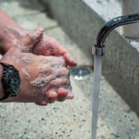 <p>Hand washing is also important in battling the pandemic.</p>