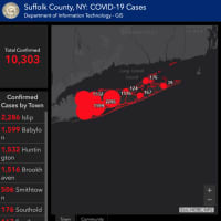 <p>The Suffolk County COVID-19 interactive map.</p>
