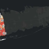 <p>The Nassau County COVID-19 map as of April 9, 2020.</p>