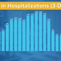 <p>The number of COVID-19 hospitalizations in New York continues to level out.</p>