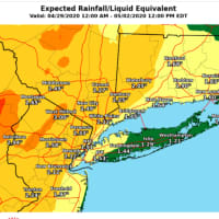 <p>A look at projected rainfall amounts for most of the region.</p>