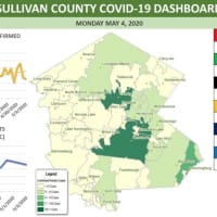 <p>The Sullivan County COVID-19 dashboard on Monday, May 4, 2020.</p>
