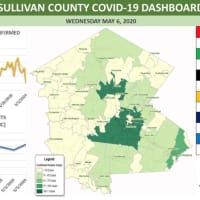 <p>The Sullivan County COVID-19 dashboard on Wednesday, May 6, 2020.</p>