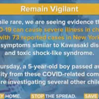 <p>Dozens of New York children have suffered severe illnesses from COVID-19.</p>