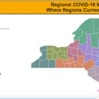 <p>A look at the the dashboard tracking seven metrics for New York&#x27;s 10 regions.</p>