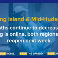 <p>These are metrics Long Island and the counties that make up the Mid-Hudson must meet to start Phase 1 of reopening.</p>