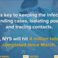 <p>New York Gov. Andrew Cuomo continues to implore New Yorkers to get tested for COVID-19.</p>
