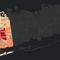 <p>The Nassau County COVID-19 map as of Thursday, July 2, 2020.</p>