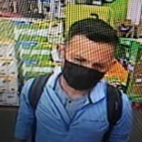 <p>A man is wanted for using a stolen credit card in East Patchogue last month.</p>