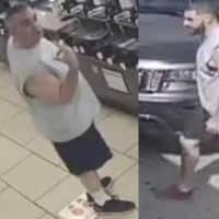 <p>Two men are wanted for robbing and assaulting a store clerk at 7-Eleven in Hewlett.</p>