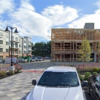 <p>Apartment complex on the 100 block of East Route 70 in Marlton, Evesham Township. A fire was reported Wednesday afternoon on the fourth floor of an apartment under construction.</p>