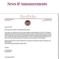 <p>A letter about a student-athlete&#x27;s exposure to COVID-19 was posted online Tuesday by Pleasantville Schools Supintendent Natakie Chestnut-Lee</p>