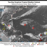 <p>A look at activity in the Atlantic, including two tropical storms,.</p>