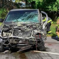 <p>Chevrolet Trailblazer wrecked in Marlboro</p>