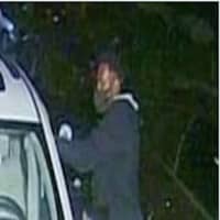 <p>Surveillance footage of the unidentified men breaking into vehicles.</p>