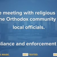 <p>New York Gov. Andrew Cuomo said that he will be meeting with Orthodox community leaders regarding compliance as the state saw an uptick in COVID-19 cases.</p>