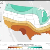 <p>A look at NOAA&#x27;s precipitation outlook for the winter of 2020-21.</p>