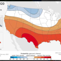 <p>A look at NOAA&#x27;s temperature outlook for the winter of 2020-21.</p>