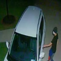 <p>Surveillance footage of one of the car break-ins</p>