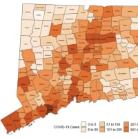 <p>The breakdown of total COVID-19 cases in Connecticut as of Tuesday, Nov. 10.</p>