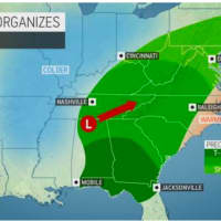 <p>The storm will move in Friday, Dec. 4.</p>
