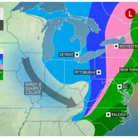 <p>A look at the complex storm system moving in on Christmas Eve, Thursday, Dec. 24.</p>