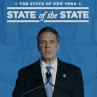 <p>New York Gov. Andrew Cuomo giving Day 2 of the &quot;State of the State&quot; address.</p>